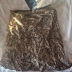 Brandy Melville Leopard Print Skirt